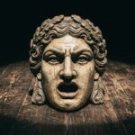 theatre mask shouting